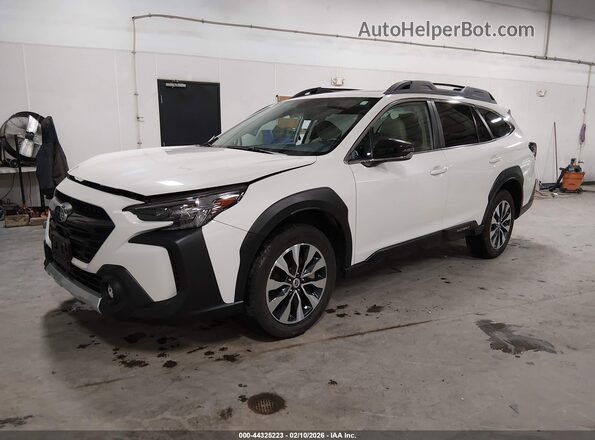 4S4BTANC7R3215004 2024 SUBARU OUTBACK White Առջևի ձախ երեք քառորդ տեսարան