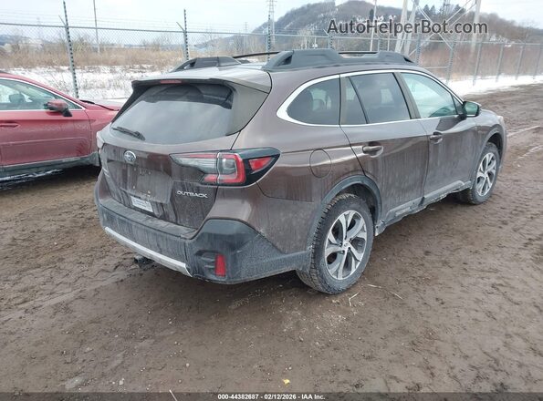 4S4BTANC8M3177016 2021 SUBARU OUTBACK Brown Trasero derecho