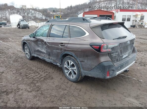 4S4BTANC8M3177016 2021 SUBARU OUTBACK Brown Trasero izquierdo