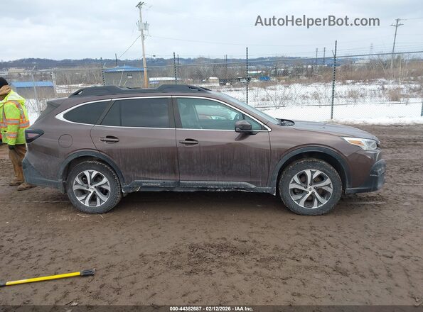 4S4BTANC8M3177016 2021 SUBARU OUTBACK Brown Vista interior trasera