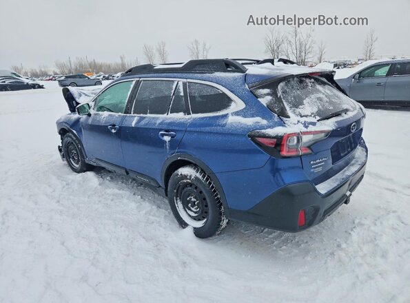 4S4BTDEC8M3140453 2021 SUBARU OUTBACK Blue Задня ліва чверть