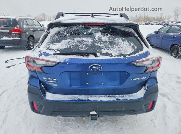4S4BTDEC8M3140453 2021 SUBARU OUTBACK Blue Вид ззаду