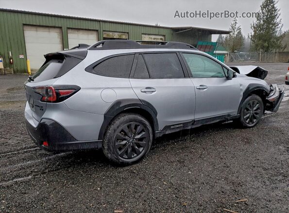 4S4BTGLD7R3156017 2024 SUBARU OUTBACK Silver Задня права чверть