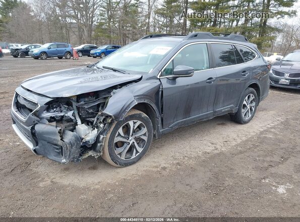 4S4BTGND7L3180046 2020 SUBARU OUTBACK Gray წინა მარცხენა ხედი სამი მეოთხედიდან