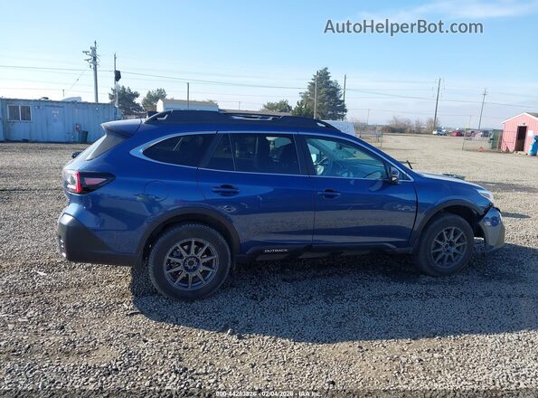 4S4BTGND9L3147064 2020 SUBARU OUTBACK Blue 