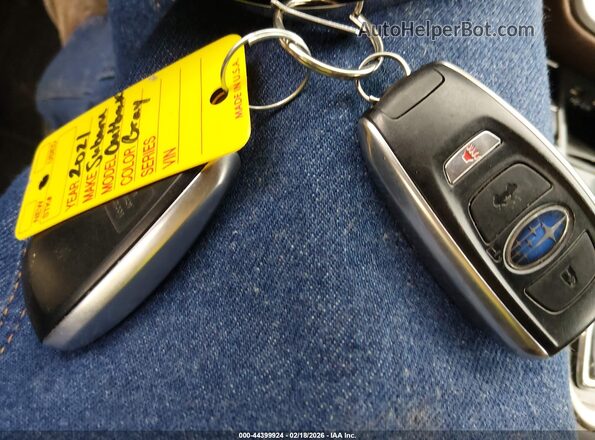 4S4BTGPD0M3198886 2021 SUBARU OUTBACK Gray 