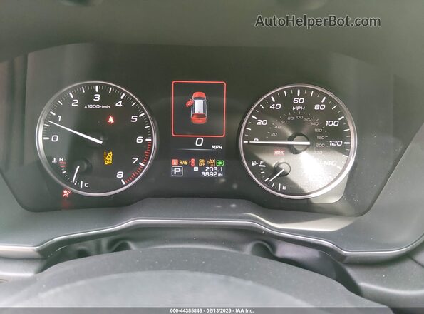 4S4BTGPD8S3282547 2025 SUBARU OUTBACK White უკანა სავარძლების ხედი