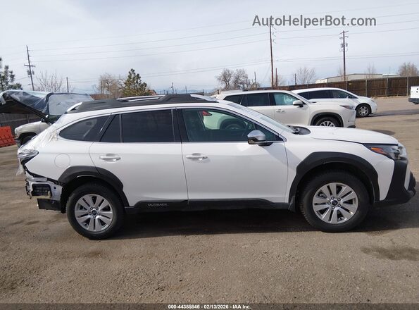 4S4BTGPD8S3282547 2025 SUBARU OUTBACK White სალონის 360-გრადუსიანი ხედი