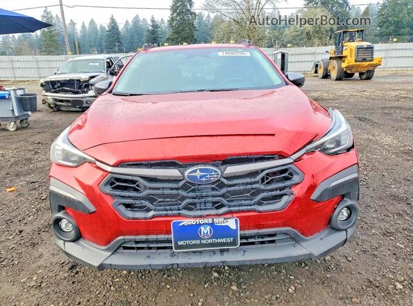 4S4GUHL64R3773448 2024 SUBARU CROSSTREK Red წინა ხედი