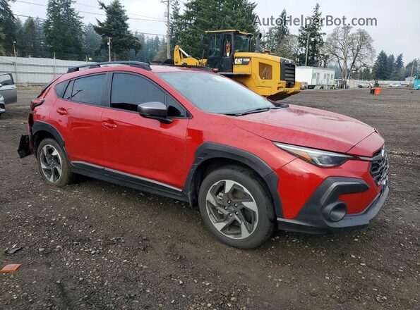 4S4GUHL64R3773448 2024 SUBARU CROSSTREK Red წინა მარჯვენა