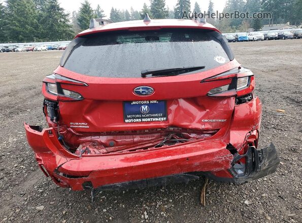 4S4GUHL64R3773448 2024 SUBARU CROSSTREK Red უკანა ხედი
