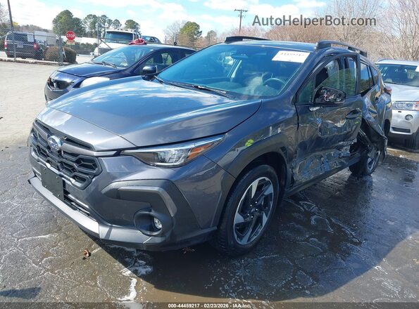 4S4GUHM6XR3714886 2024 SUBARU CROSSTREK Gray Przód lewy