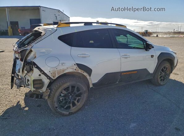 4S4GUHU65S3726482 2025 SUBARU CROSSTREK Белый Задняя правая четверть