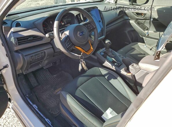 4S4GUHU65S3726482 2025 SUBARU CROSSTREK Белый Вид панели приборов