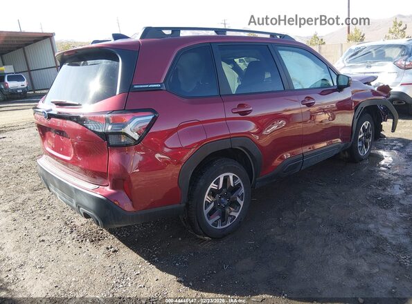 4S4SLDD68T3022719 2026 SUBARU FORESTER Red Задня права чверть
