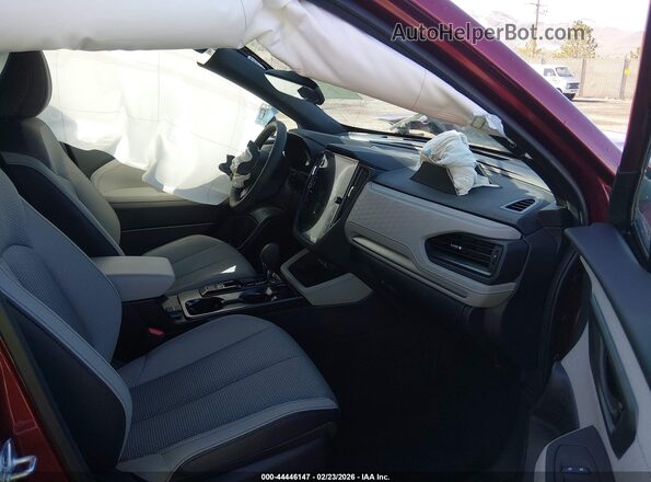 4S4SLDD68T3022719 2026 SUBARU FORESTER Red Вид салону спереду