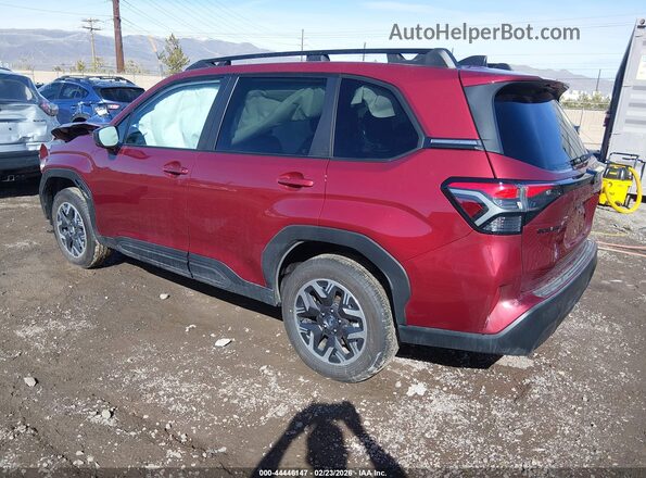 4S4SLDD68T3022719 2026 SUBARU FORESTER Red Задня ліва чверть