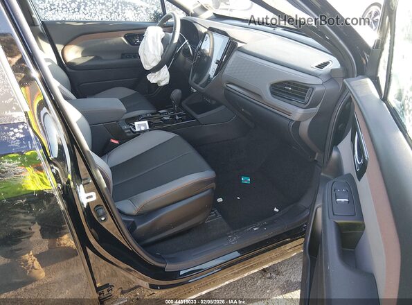 4S4SLDH67T3033074 2026 SUBARU FORESTER Black Front interior view