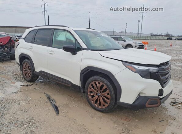 4S4SLDH68T3010774 2026 SUBARU FORESTER White Передня права чверть