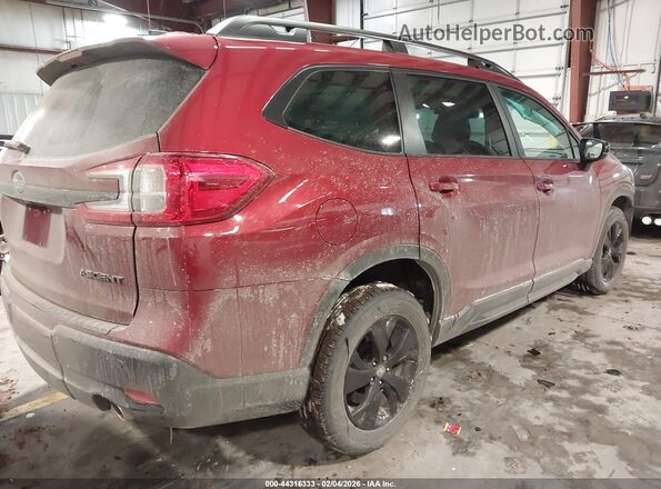 4S4WMABD1T3408218 2026 SUBARU ASCENT Burgundy Trasero derecho