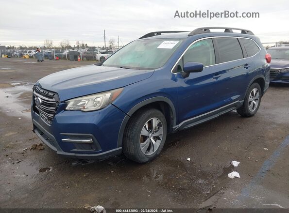 4S4WMABD7K3475856 2019 SUBARU ASCENT Blue Front left