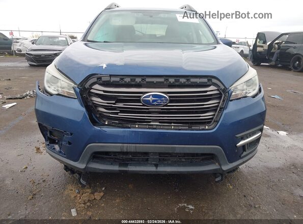4S4WMABD7K3475856 2019 SUBARU ASCENT Blue Dashboard view