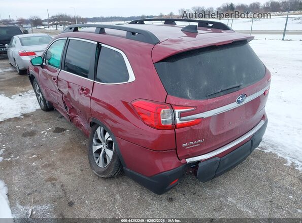 4S4WMADD8S3419471 2025 SUBARU ASCENT Burgundy Trasero izquierdo
