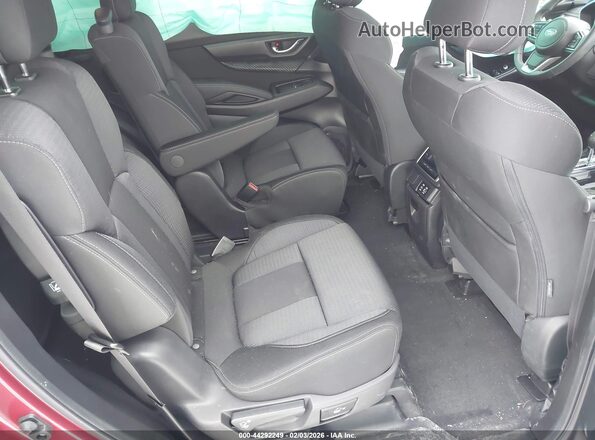 4S4WMADD8S3419471 2025 SUBARU ASCENT Burgundy Vista de la etiqueta del VIN