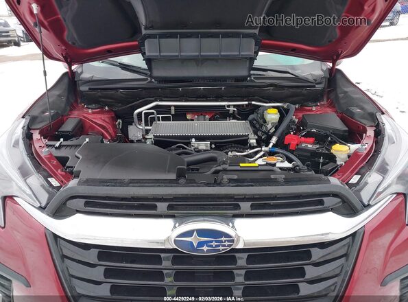 4S4WMADD8S3419471 2025 SUBARU ASCENT Burgundy Vista trasera