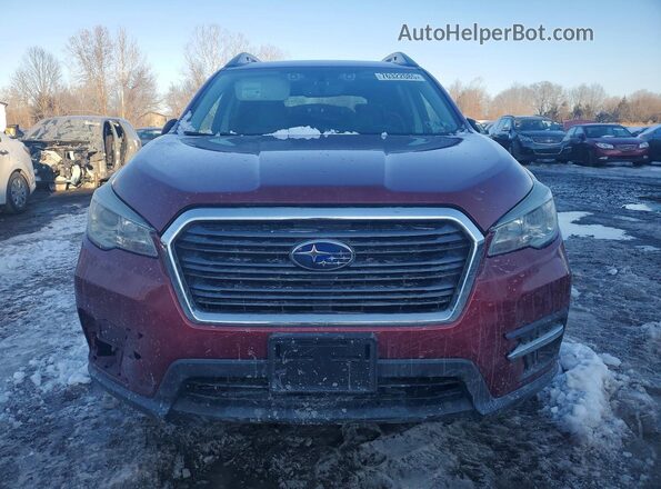 4S4WMAFD3K3468591 2019 SUBARU ASCENT Burgundy Դիմացի տեսք
