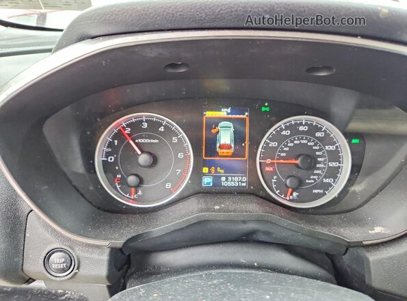 4S4WMAFD3K3468591 2019 SUBARU ASCENT Burgundy Սարքավորումների վահանակի տեսք