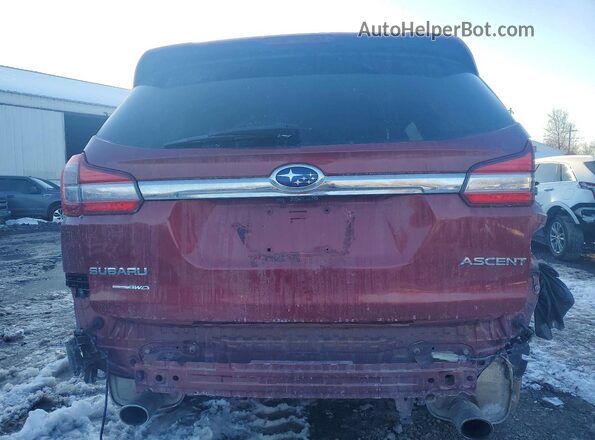 4S4WMAFD3K3468591 2019 SUBARU ASCENT Burgundy Հետևի տեսք