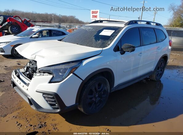 4S4WMAKD2P3462391 2023 SUBARU ASCENT White წინა მარცხენა ხედი სამი მეოთხედიდან