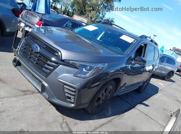 4S4WMAKD9P3439741 2023 SUBARU ASCENT Gray წინა მარცხენა ხედი სამი მეოთხედიდან