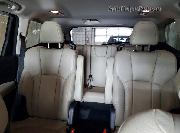 4S4WMAMD3N3469800 2022 SUBARU ASCENT Black Vista de los asientos traseros