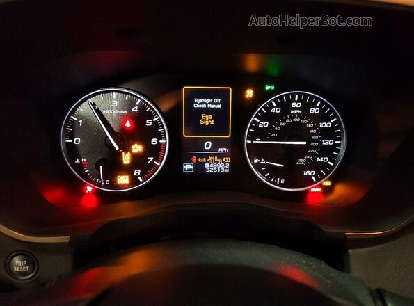 4S4WMAND8P3435756 2023 SUBARU ASCENT Серый Вид щитка приборов