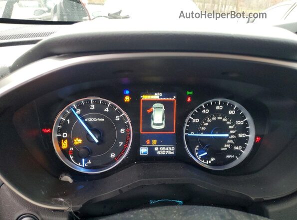 4S4WMAPD0N3452738 2022 SUBARU ASCENT Charcoal Вид щитка приладів