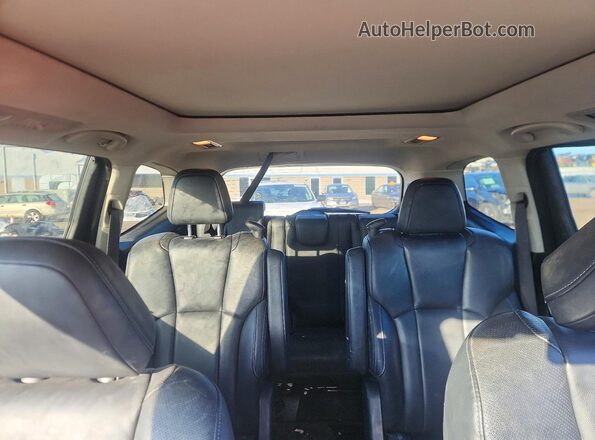4S4WMAPD5K3454304 2019 SUBARU ASCENT Черный Вид задних сидений