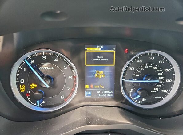 4S4WMARD9K3486251 2019 SUBARU ASCENT Серый 