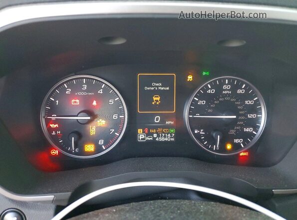 4S4WMAUD2P3401975 2023 SUBARU ASCENT Green Вид щитка приладів