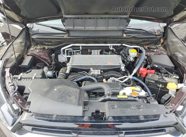 4S4WMAWD7R3424779 2024 SUBARU ASCENT Maroon ძრავის განყოფილების ხედი