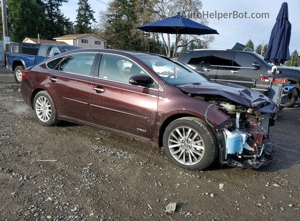 4T1BD1EB0GU049372 2016 TOYOTA AVALON Burgundy Delantero derecho