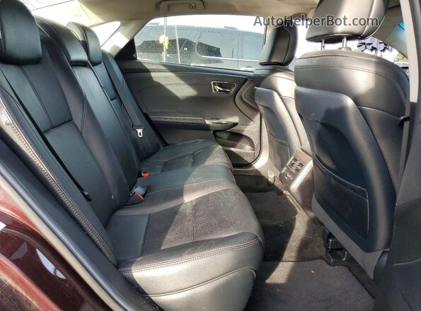 4T1BD1EB0GU049372 2016 TOYOTA AVALON Burgundy Vista de los asientos traseros