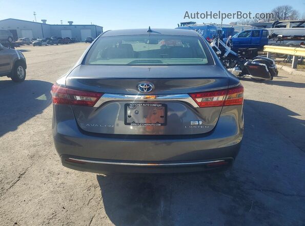 4T1BD1EB7JU063048 2018 TOYOTA AVALON Charcoal უკანა ხედი