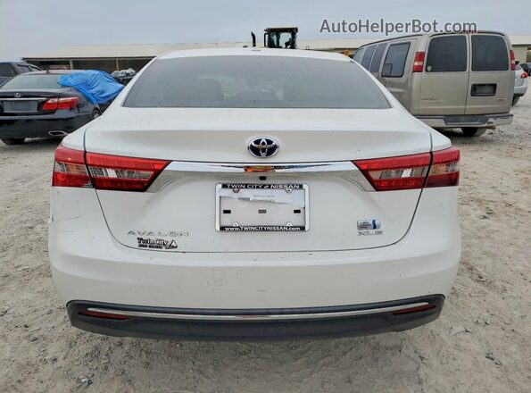4T1BD1EB8HU058953 2017 TOYOTA AVALON Белый Вид сзади