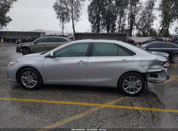4T1BD1FK9GU183585 2016 TOYOTA CAMRY HYBRID Silver 