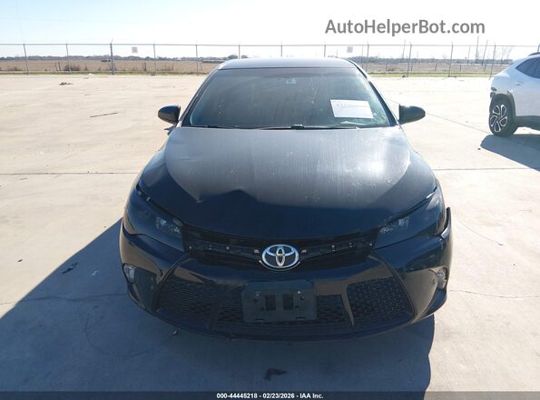 4T1BF1FK7GU235239 2016 TOYOTA CAMRY Black Widok zestawu wskaźników