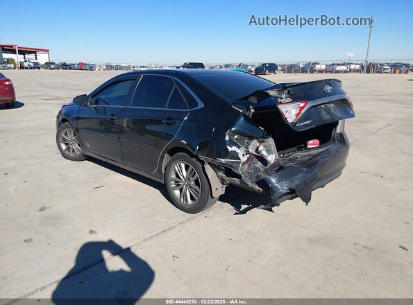 4T1BF1FK7GU235239 2016 TOYOTA CAMRY Black Tył lewy