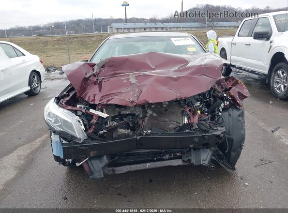 4T1BK1EB1GU227697 2016 TOYOTA AVALON Burgundy Вид панелі приладів