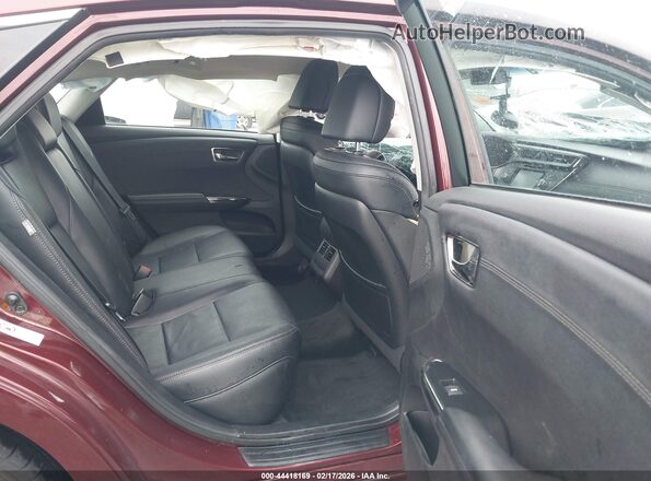 4T1BK1EB1GU227697 2016 TOYOTA AVALON Burgundy Вид наклейки з VIN-кодом